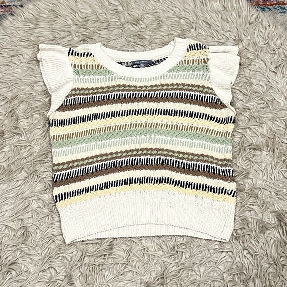 Grey collective crocheted top size XL - Picture 1 of 5